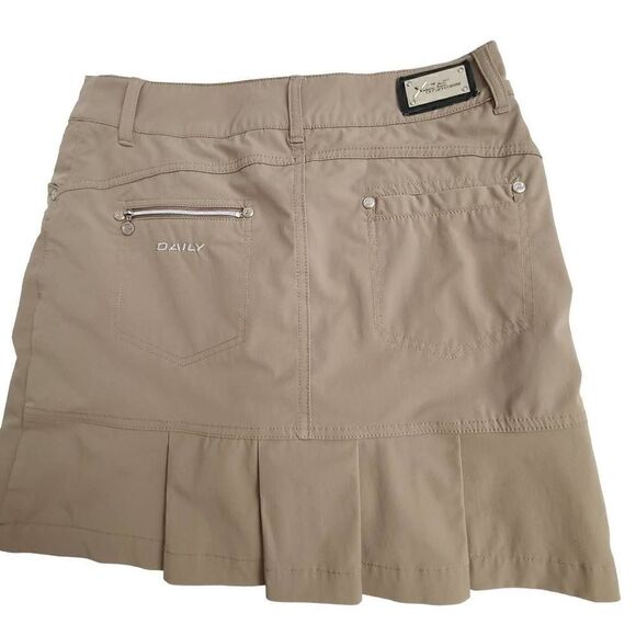 Daily Sports XDS Tan Athletic Golf Skort Size 6 - Picture 2 of 15